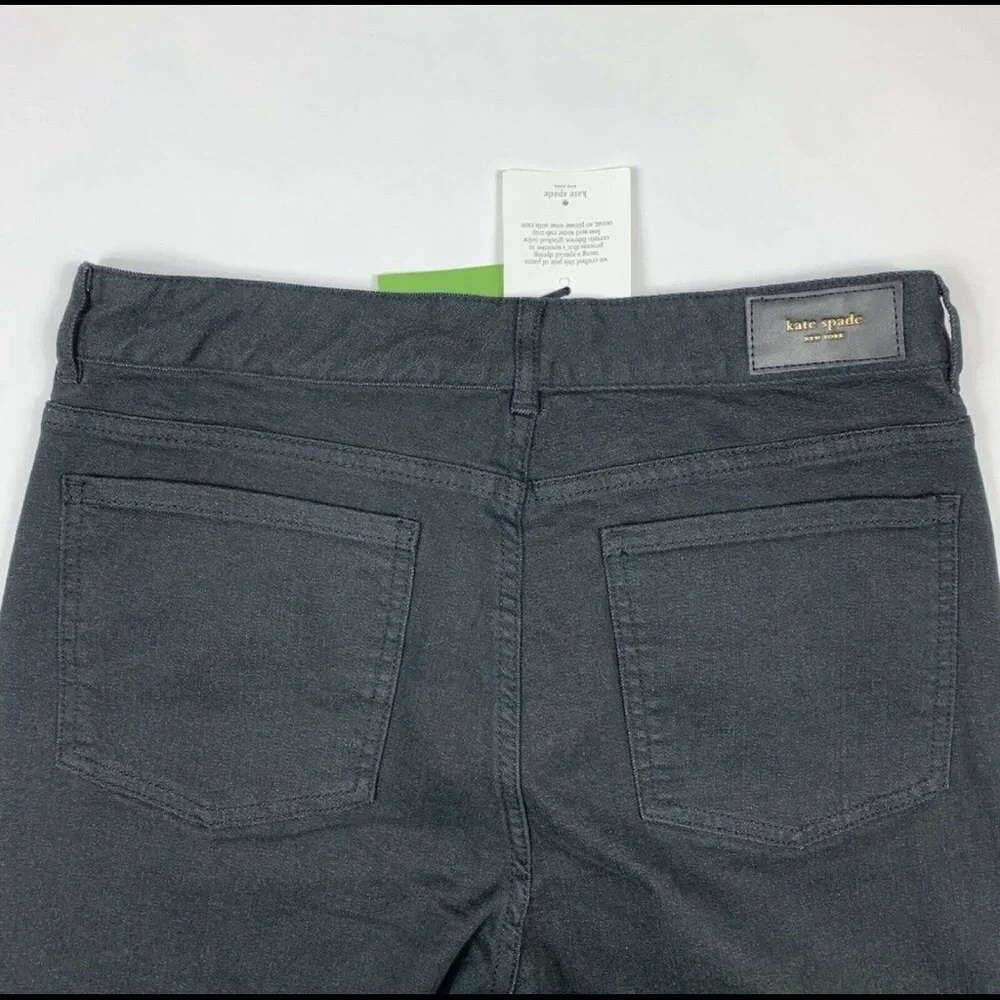 Kate Spade Broome St. Straight Leg Raw Hem Jeans - Picture 7 of 7